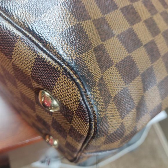 Auth Louis Vuitton Belmont Damier Ebene - Picture 4 of 14